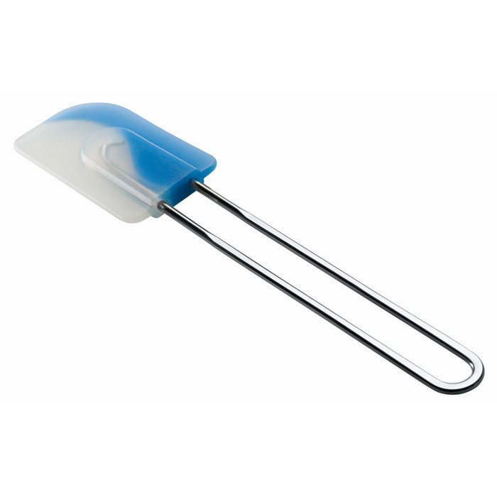 Teigschaber blau/natur Länge 29 cm
