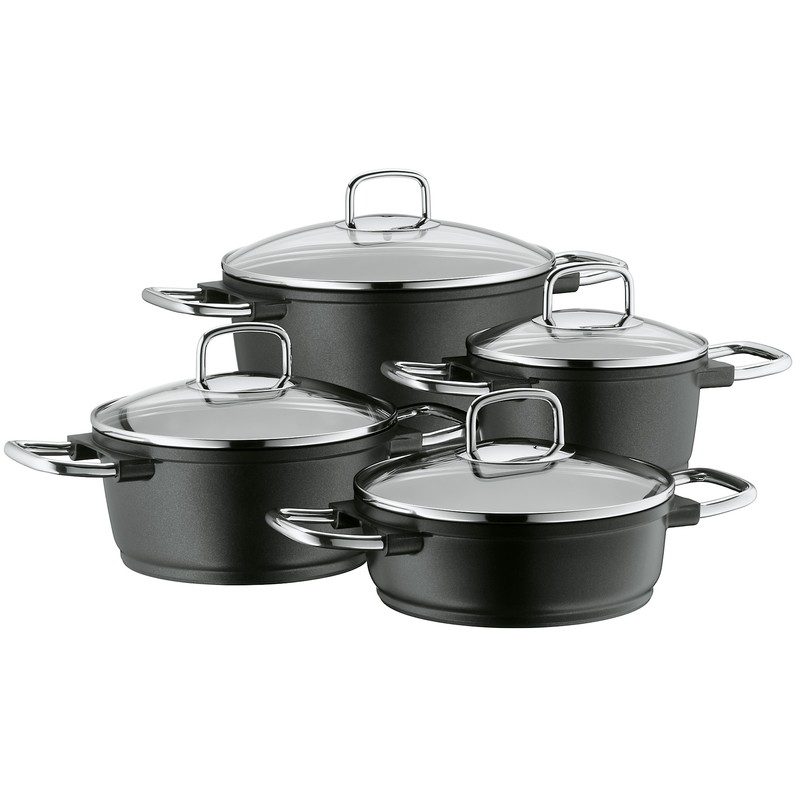 Pfannen-Set 4 tlg. Bueno Induktion schwarz