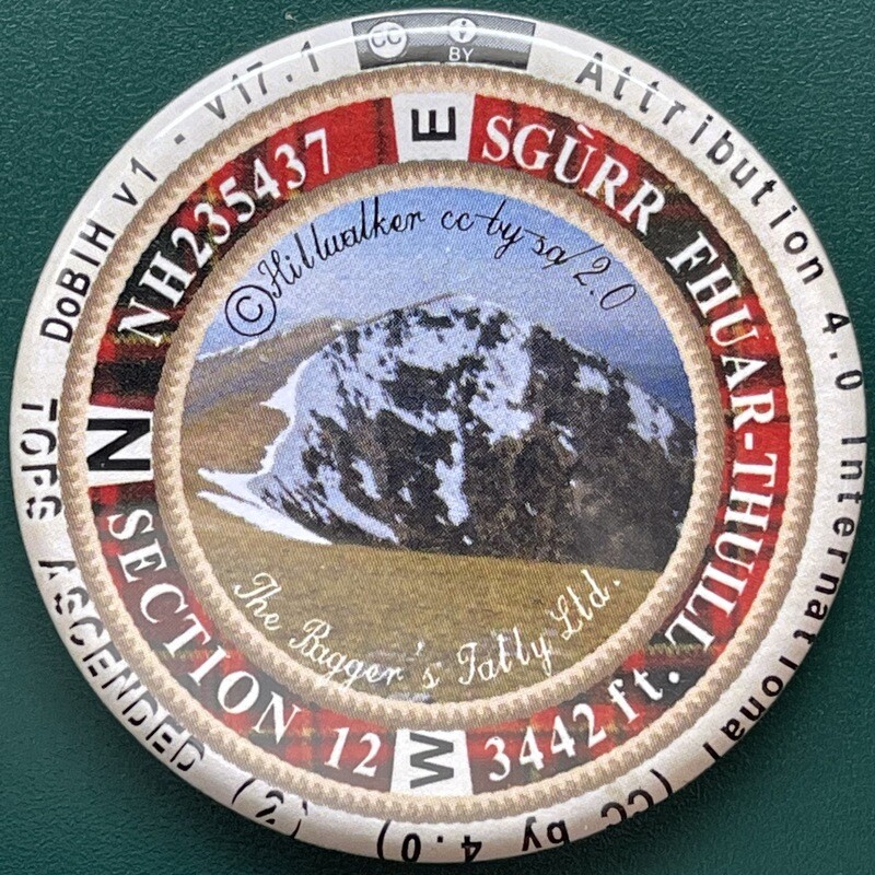 Sgurr Fhuar-thuill Section 12 (with tops)