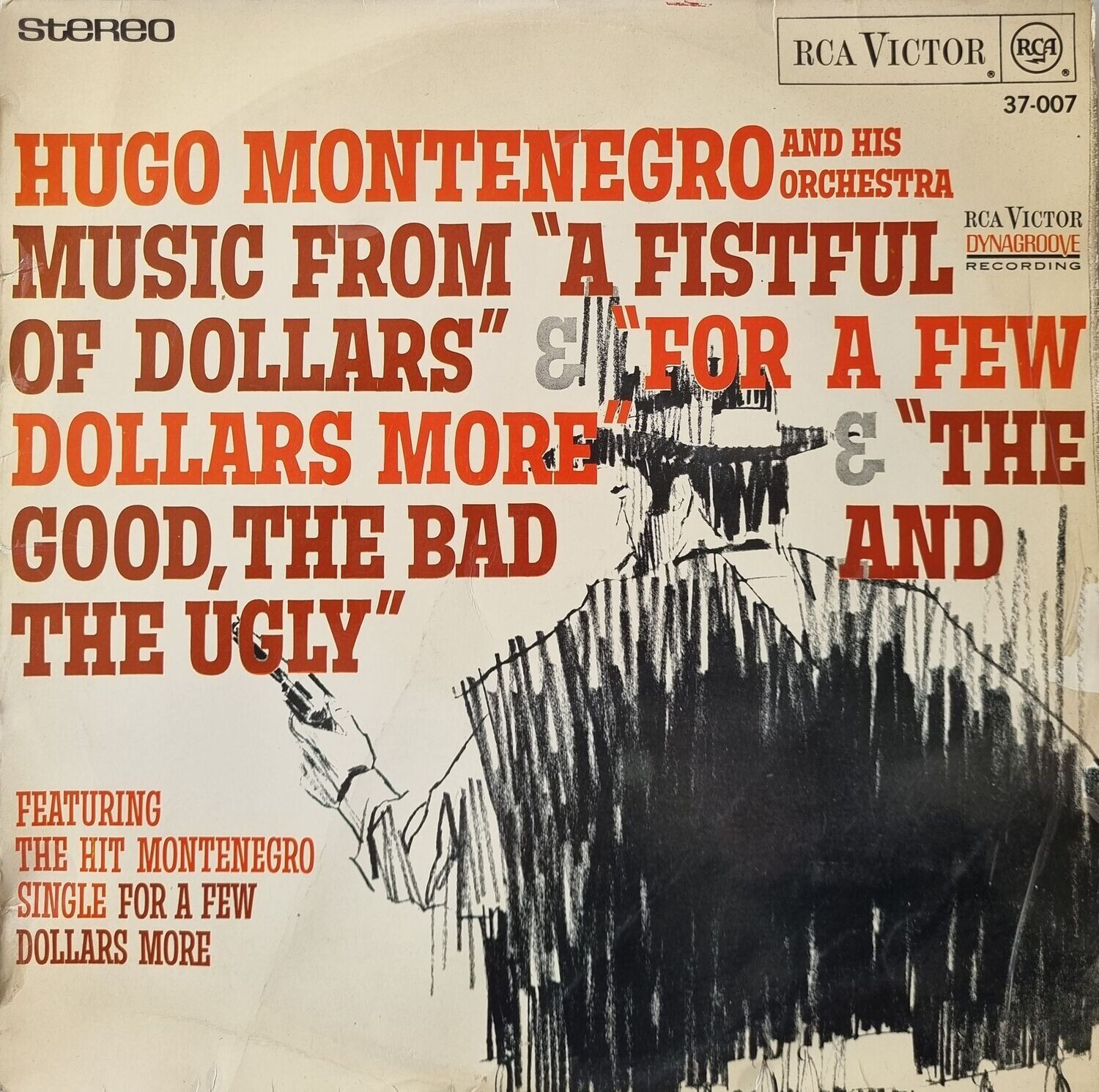 Hugo Montenegro And His Orchestra – Music From "A Fistful Of Dollars", "For A Few Dollars More" & "The Good, The Bad And The Ugly" (1968)