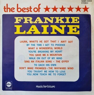 Frankie Laine – The Best Of Frankie Laine (1971)