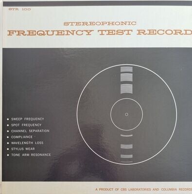 CBS Laboratories – Stereophonic Frequency Test Record (Issue 1) (1962)