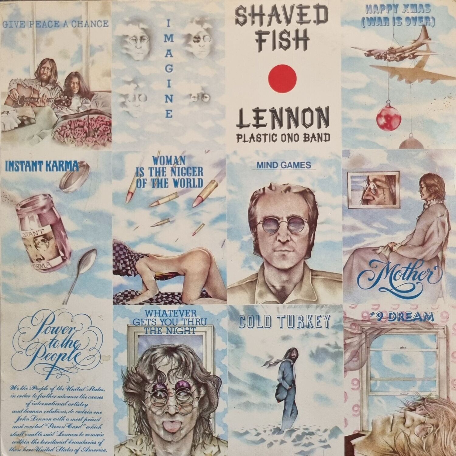 Lennon - Plastic Ono Band – Shaved Fish (Compilation) 1983