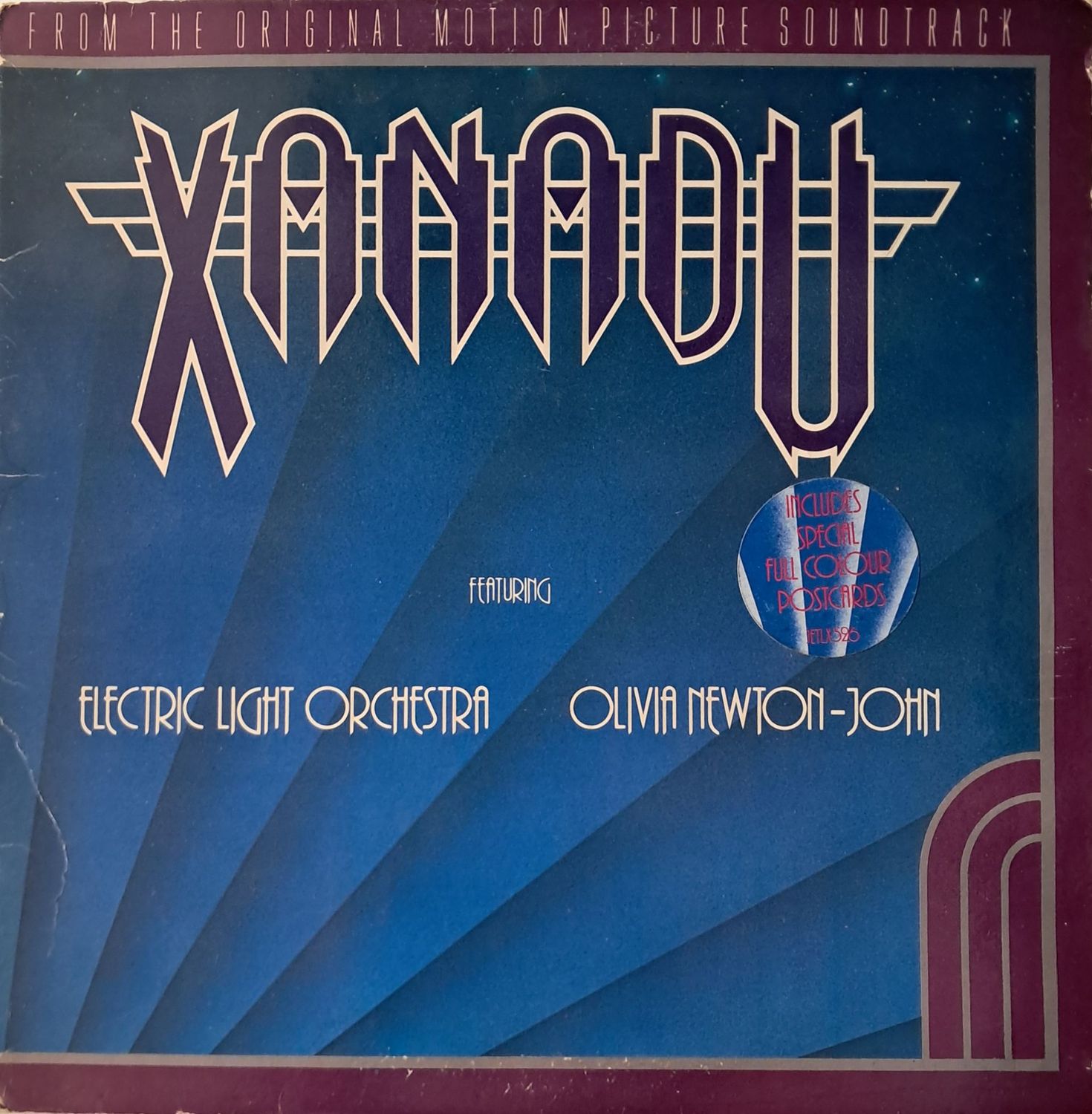 Electric Light Orchestra / Olivia Newton-John ‎– Xanadu (From The Original Motion Picture Soundtrack) (UK Pressing) (1980) (Gatefold)
