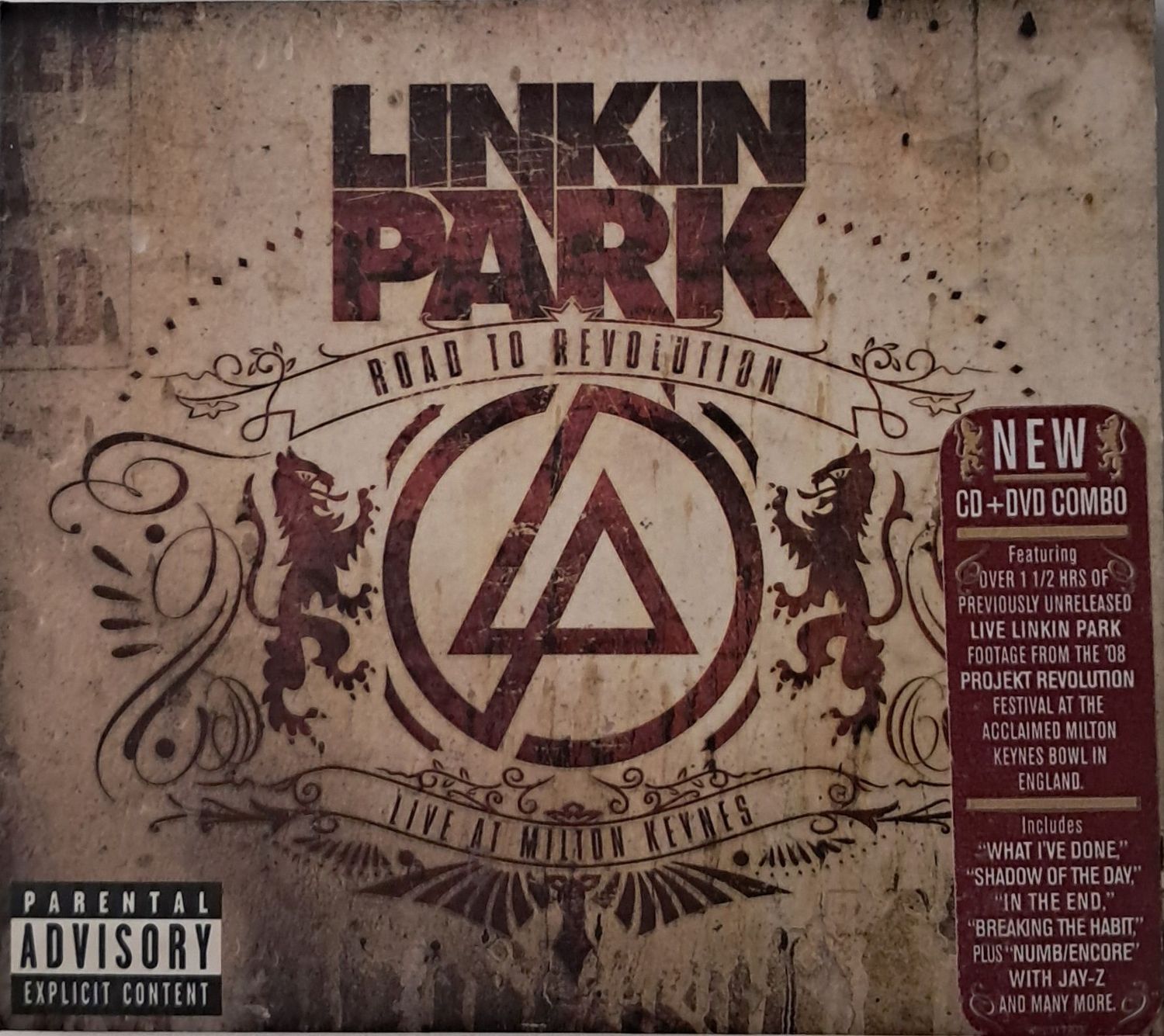 Linkin Park – Road To Revolution: Live At Milton Keynes (2008) (CD+DVD) (Digipak)