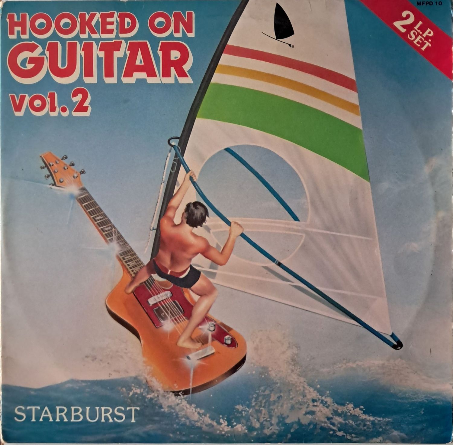 Various – Hooked On Guitar Vol. 2 (2XLP) (Pink Vinyl) (Gatefold) (1983)
