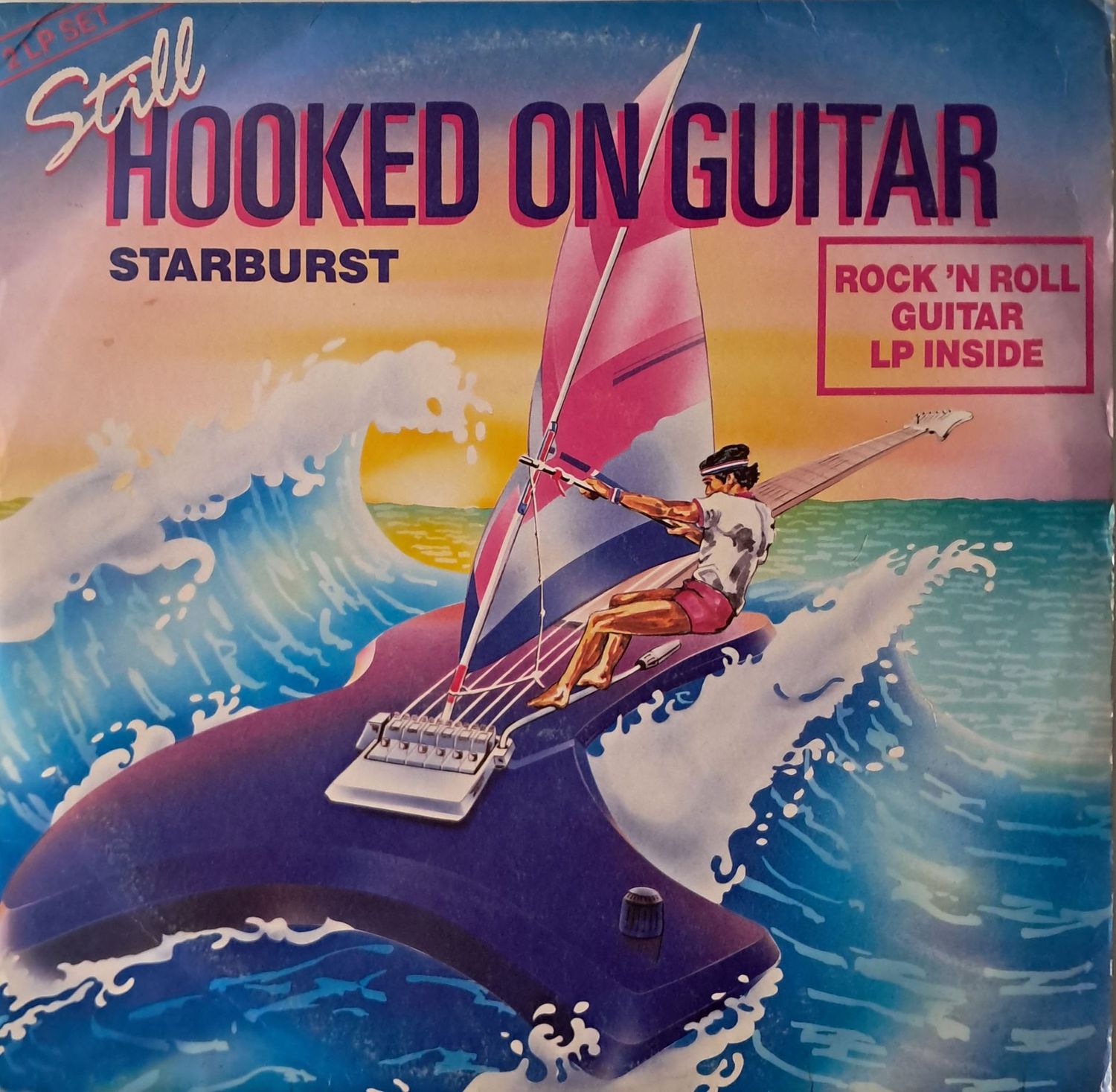 Various – Still Hooked on Guitar  (Light brown transparent vinyl) (1988)