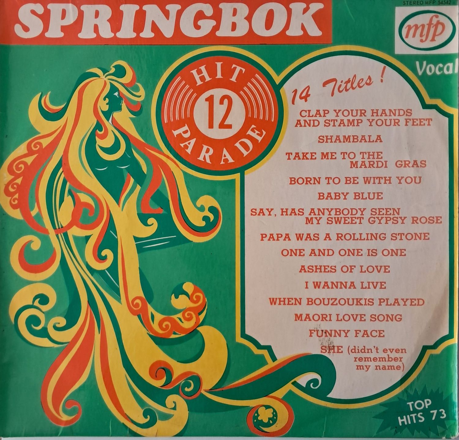 Unknown Artist – Springbok Hit Parade 12 (1973)