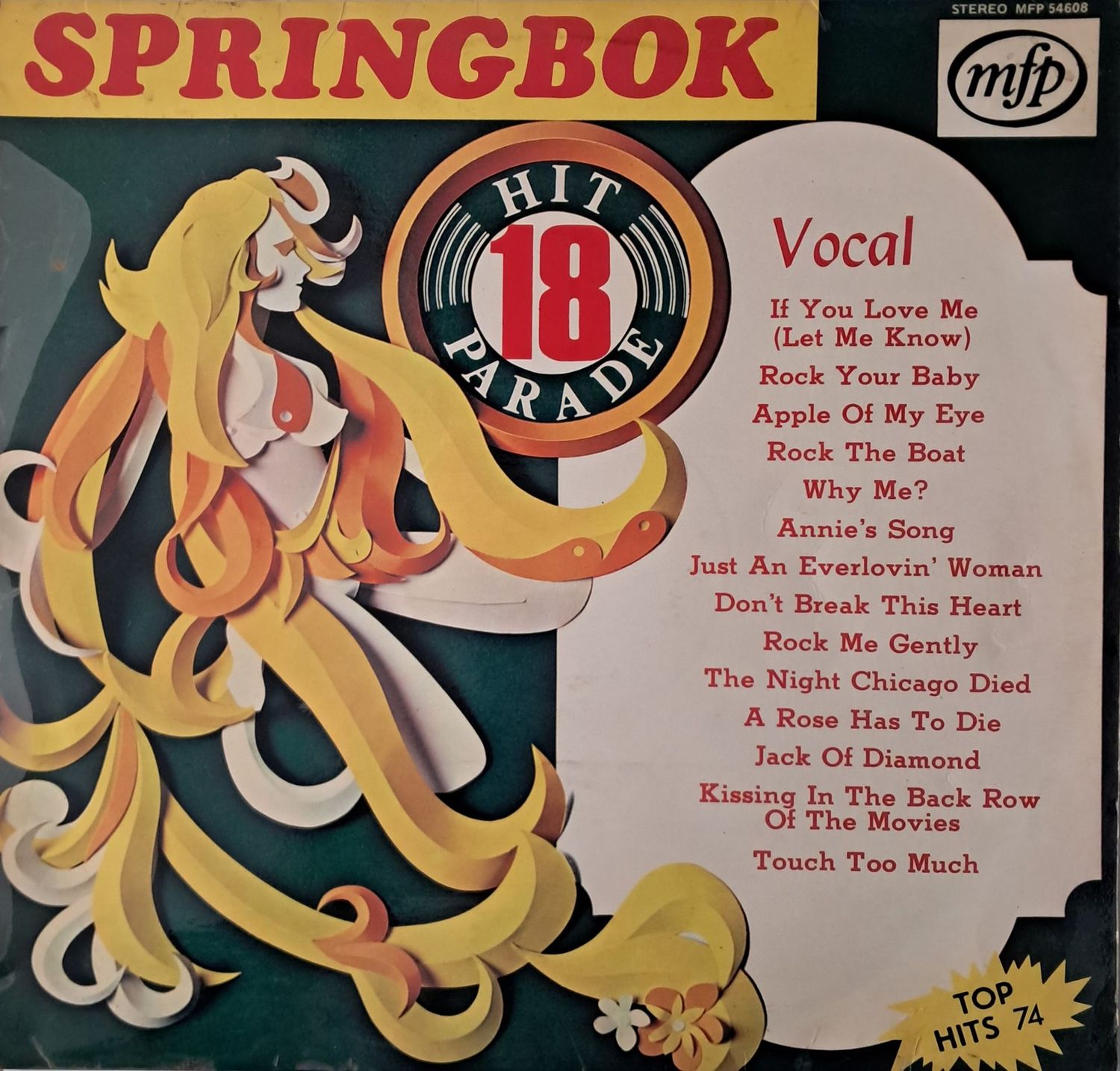 Unknown Artist – Springbok Hit Parade 18 (1974)