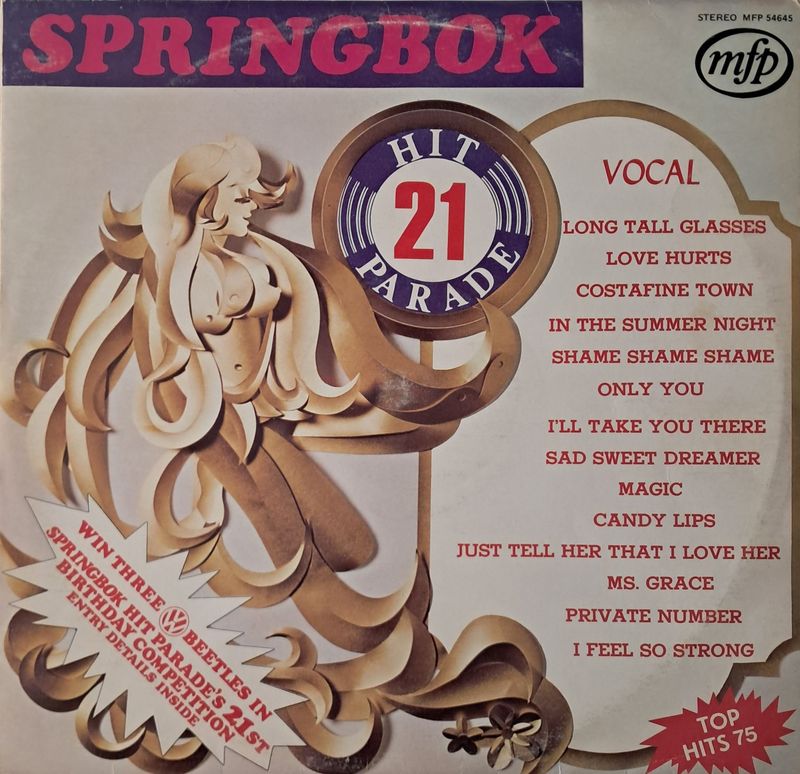 Unknown Artist – Springbok Hit Parade 21 (1975) (Gatefold)