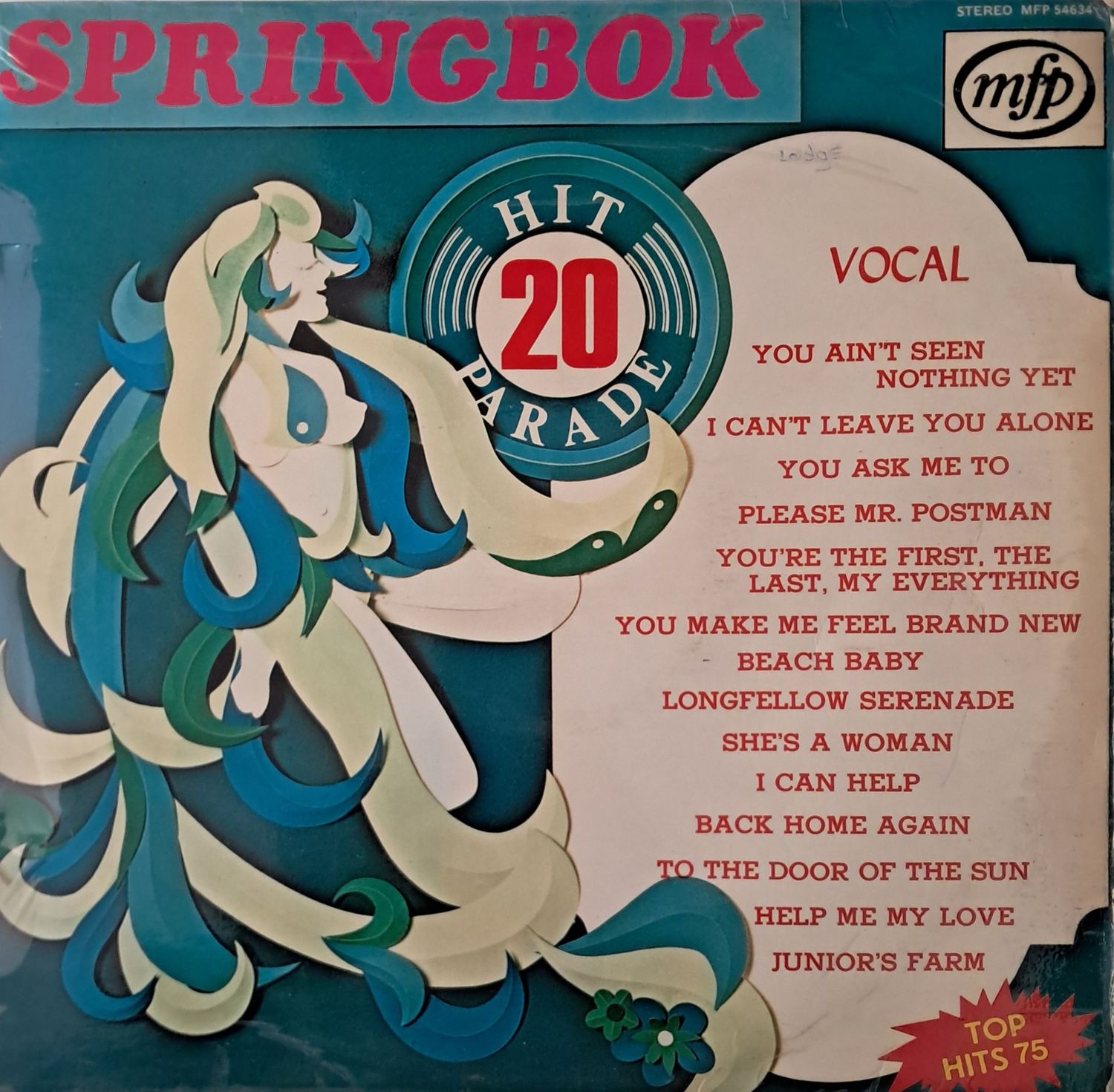 Unknown Artist – Springbok Hit Parade 20 (1975)