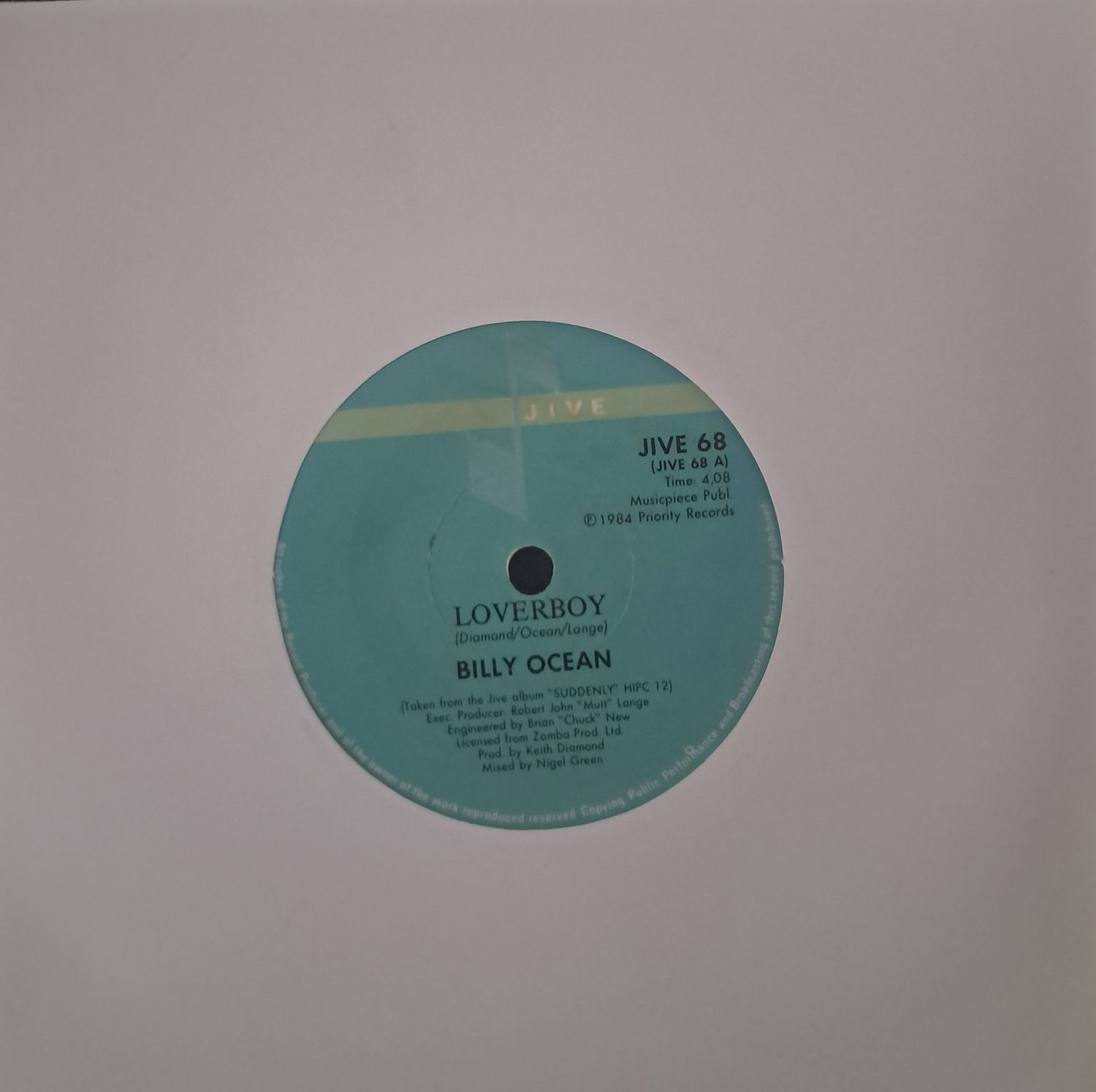 Billy Ocean – Loverboy (7" Single) (1984)