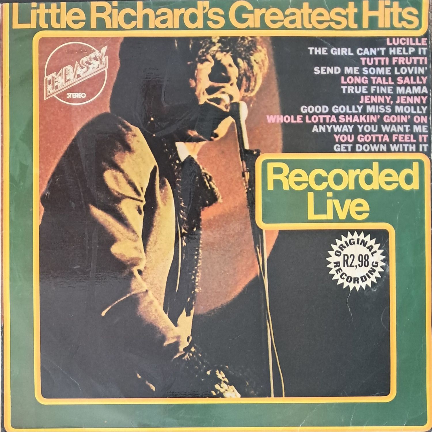 Little Richard – Little Richard's Greatest Hits Recorded Live (Reissue) (1975)