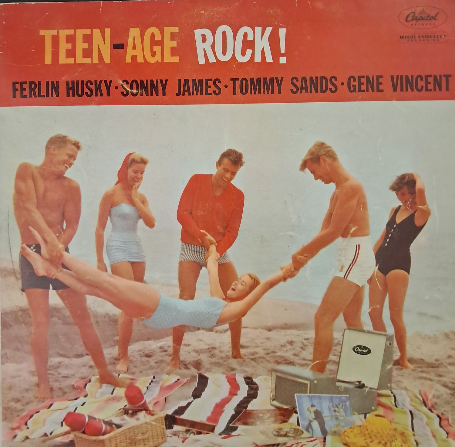Ferlin Husky - Sonny James - Tommy Sands - Gene Vincent – Teen-Age Rock! (1958)
