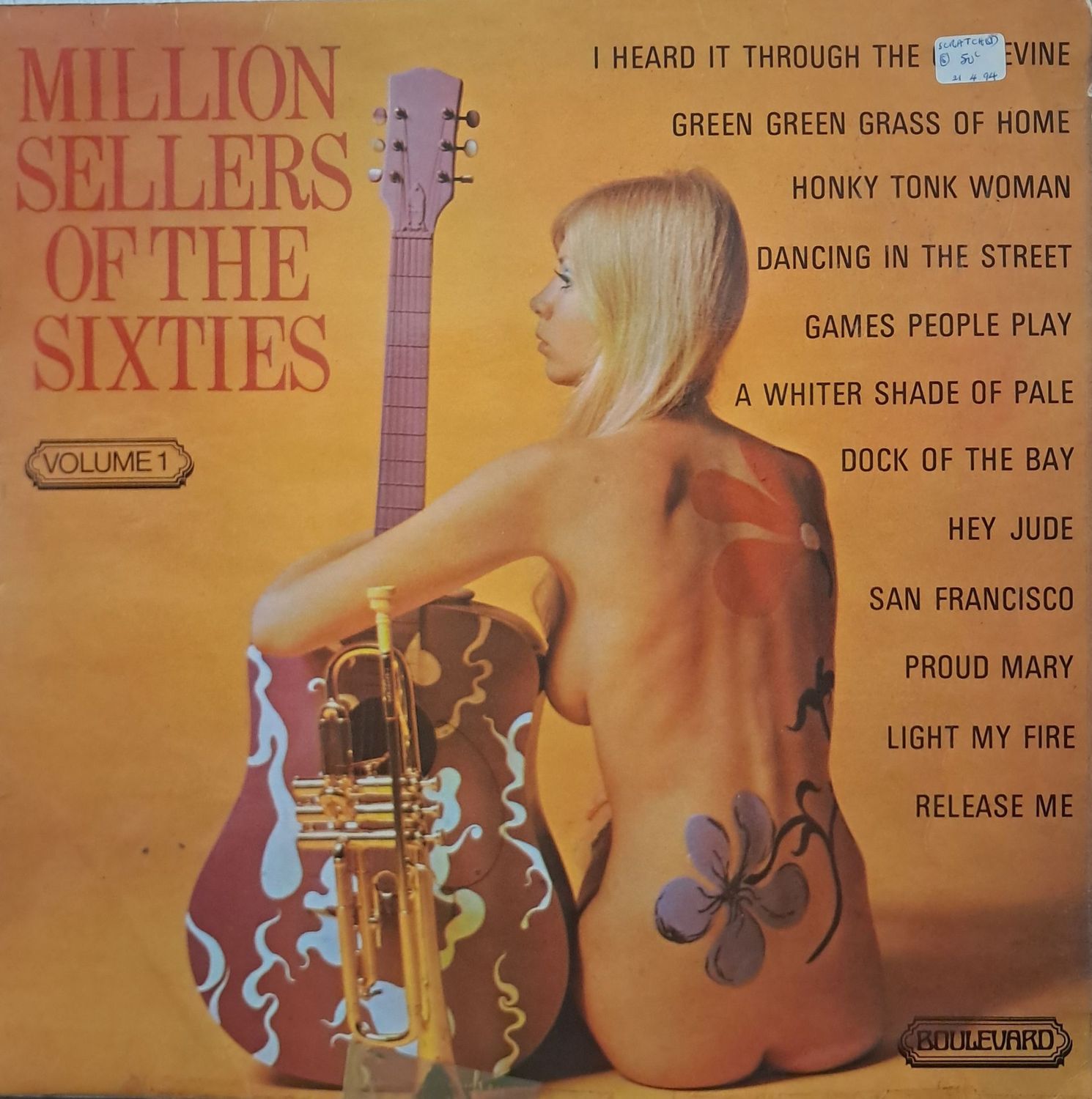 Unknown Artist – Million Sellers Of The Sixties Volume 1 (UK Pressing) (1971)