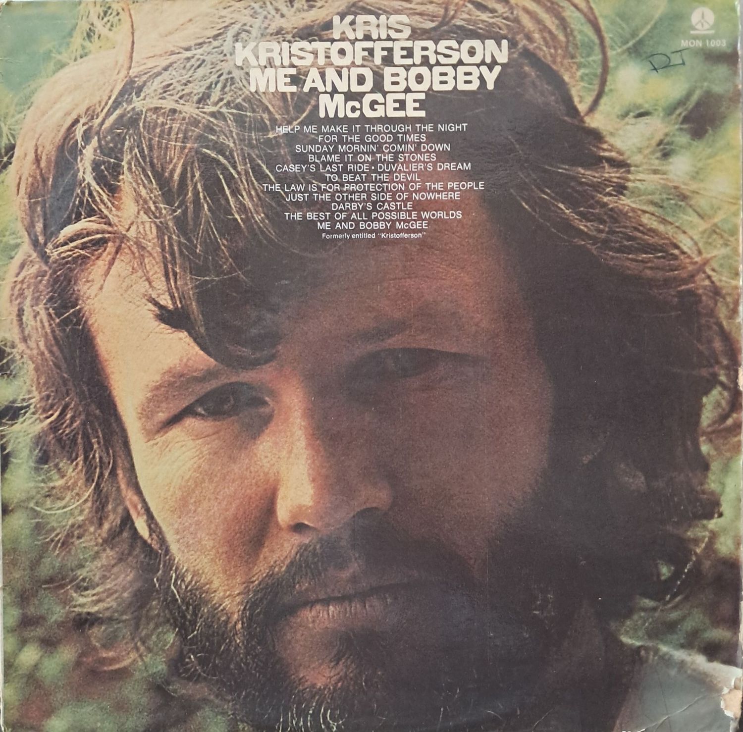 Kris Kristofferson – Me And Bobby McGee (Reissue) (1974)