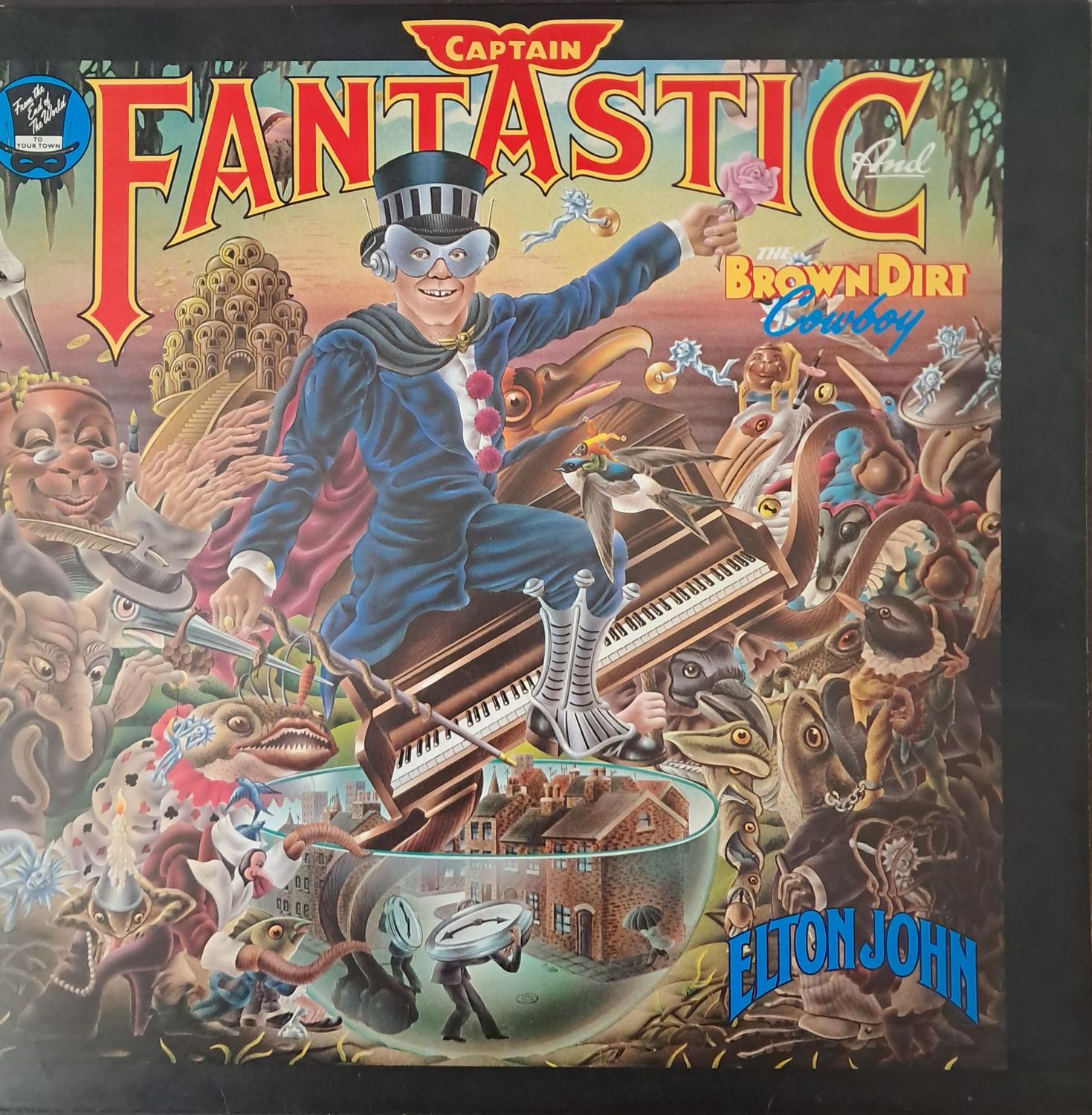 Elton John – Captain Fantastic And The Brown Dirt Cowboy (UK Pressing) (1975) (Gatefold)