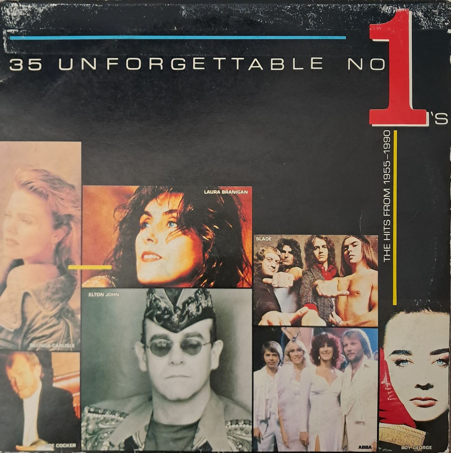 Various – 35 Unforgettable No 1's (1992) (Gatefold)