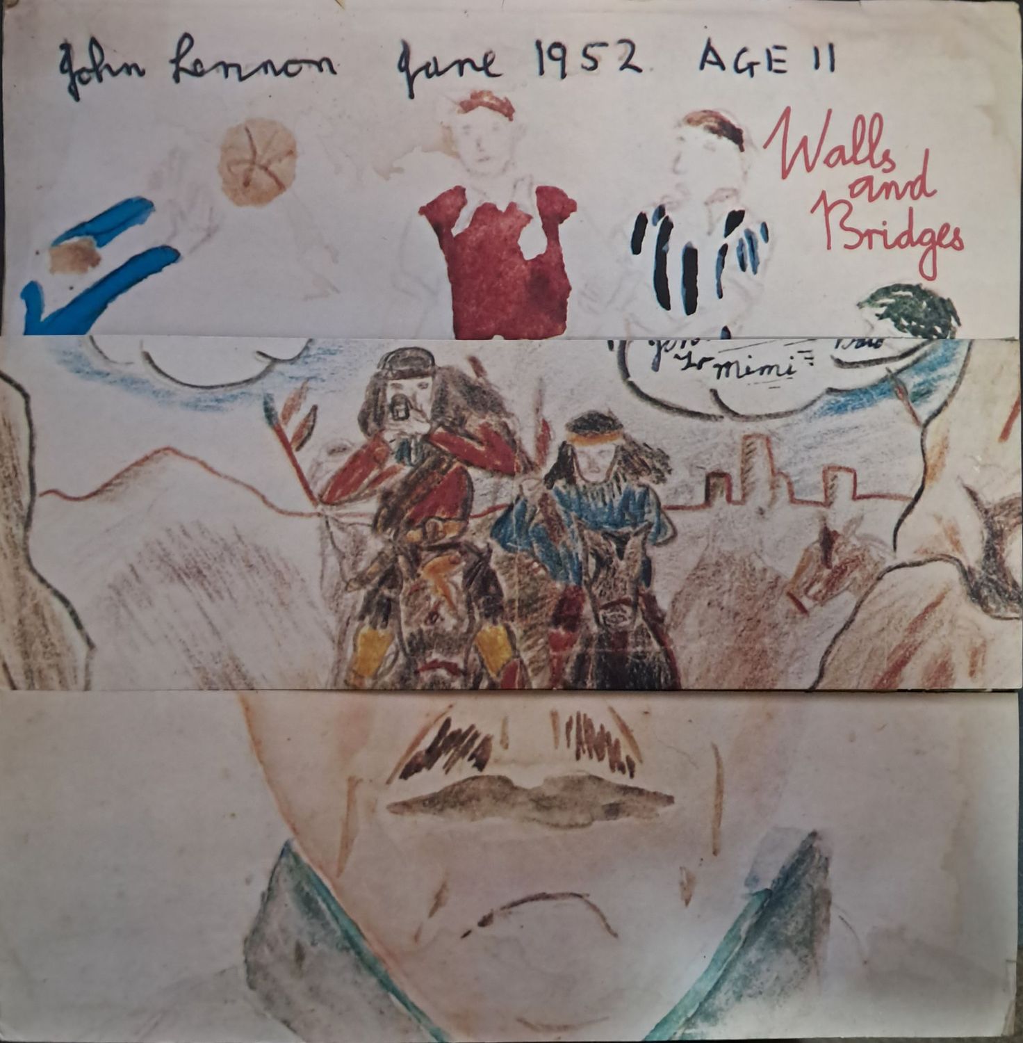 John Lennon – Walls And Bridges (UK Pressing) (1974) (Fold-Out Picture Sleeve)