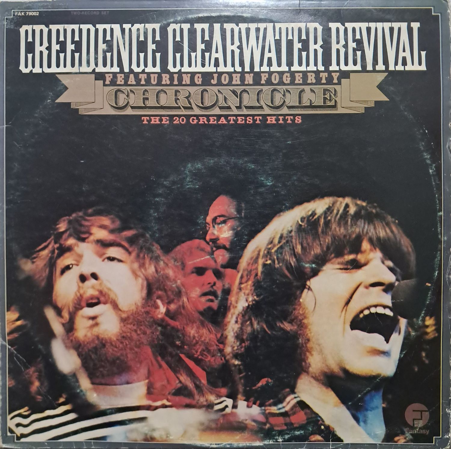Creedence Clearwater Revival Featuring John Fogerty – Chronicle - The 20 Greatest Hits (2XLP) (1976) (Gatefold)