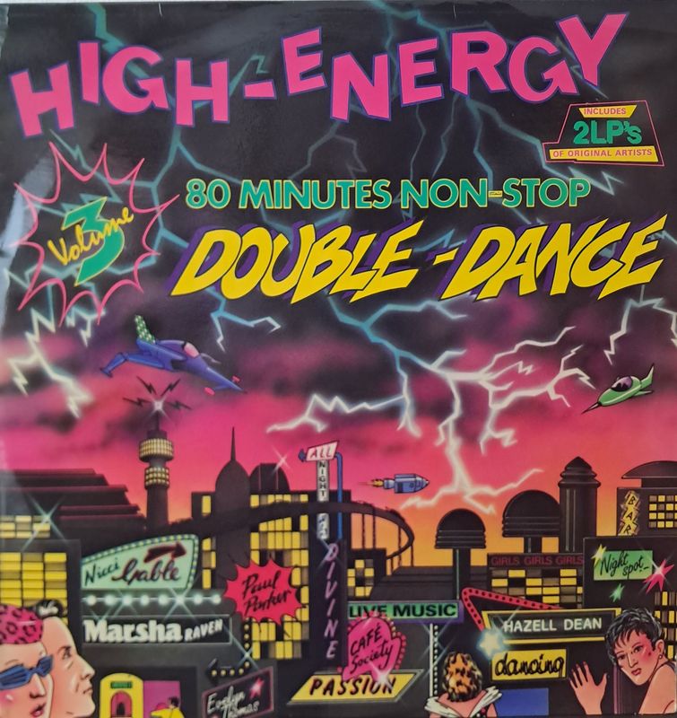Various – High-Energy Double-Dance Vol. 3 (2XLP) (1985)