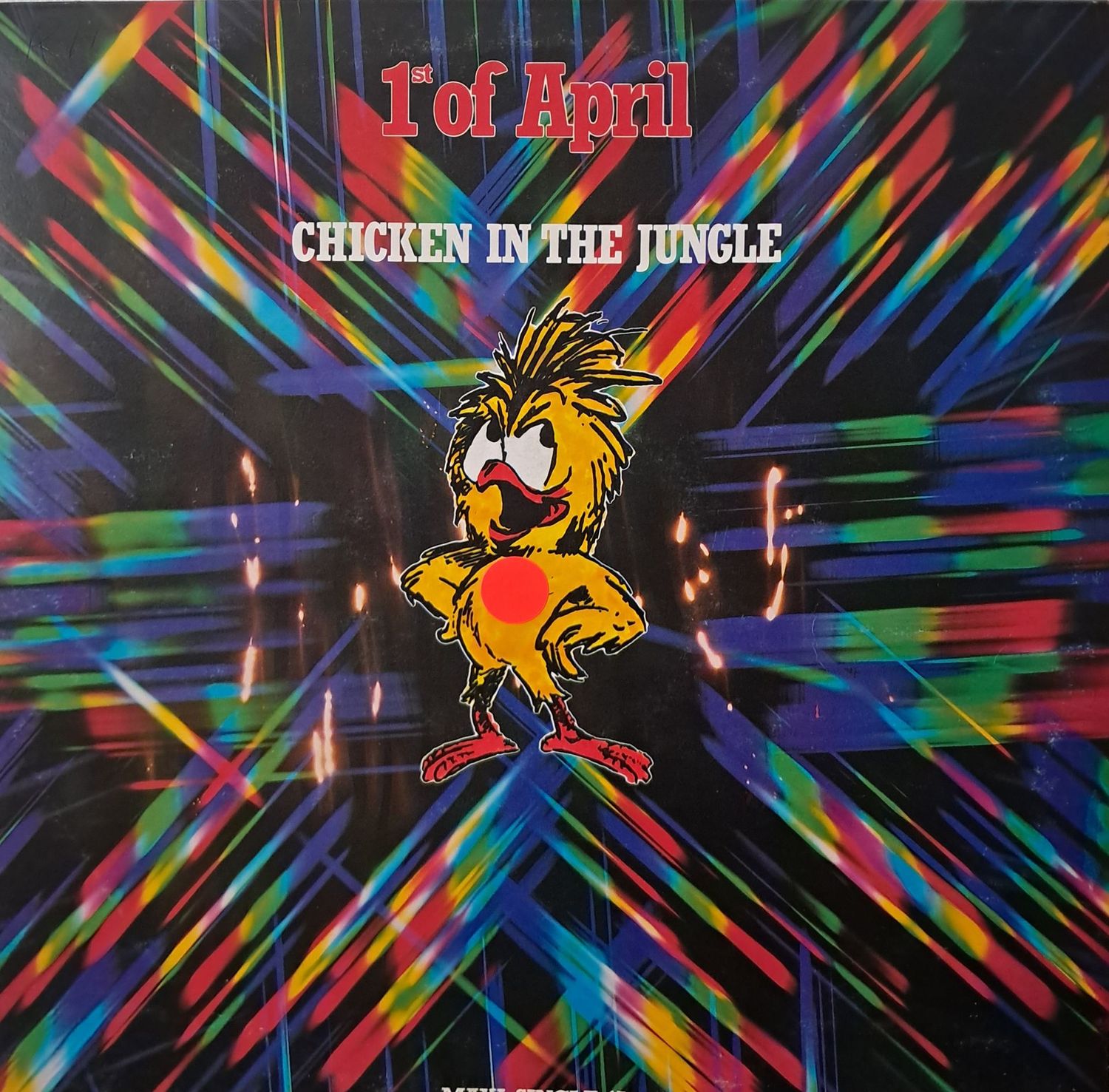 1st Of April – Chicken In The Jungle (12" Maxi) (45RPM) (1987)