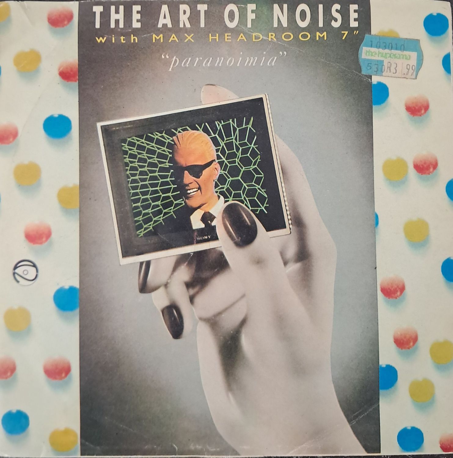The Art Of Noise With Max Headroom – Paranoimia (7" Single) (1986)