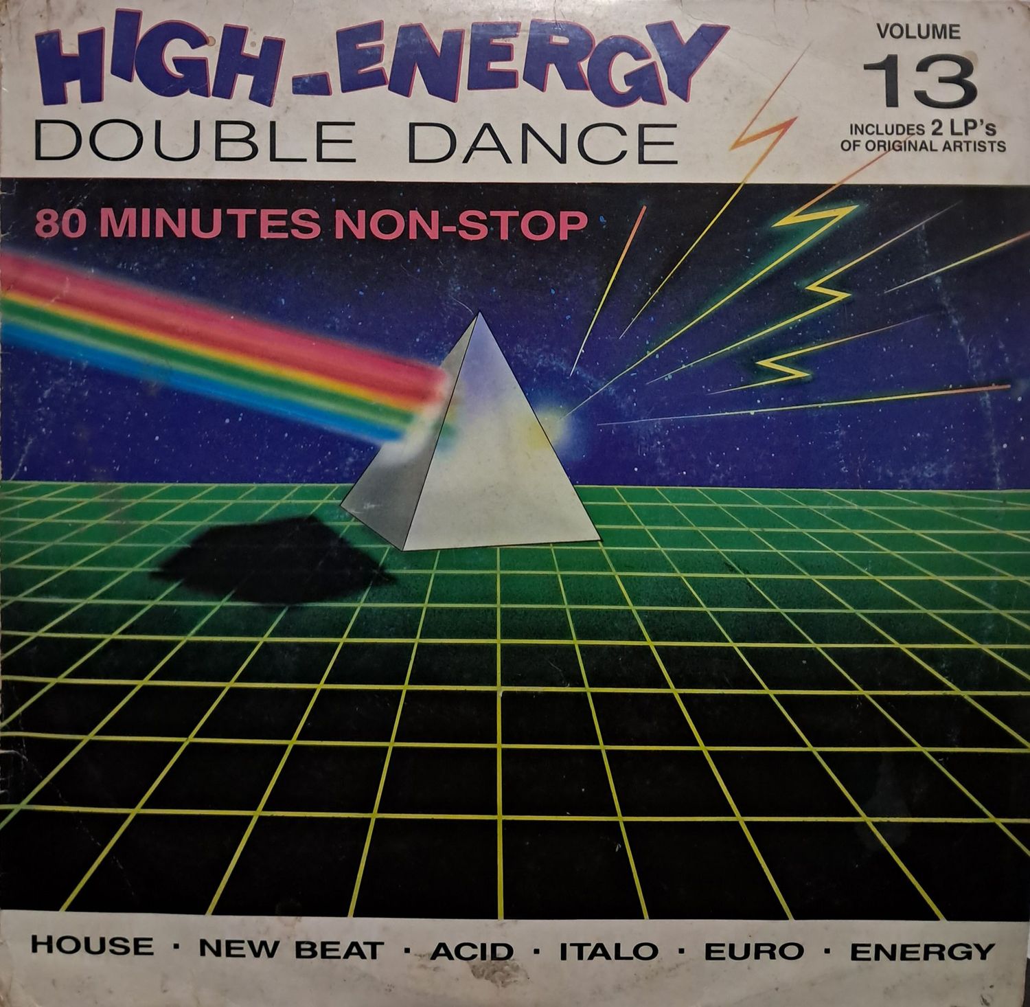 Various – High-Energy Double-Dance Vol. 13 (2XLP) (1989)