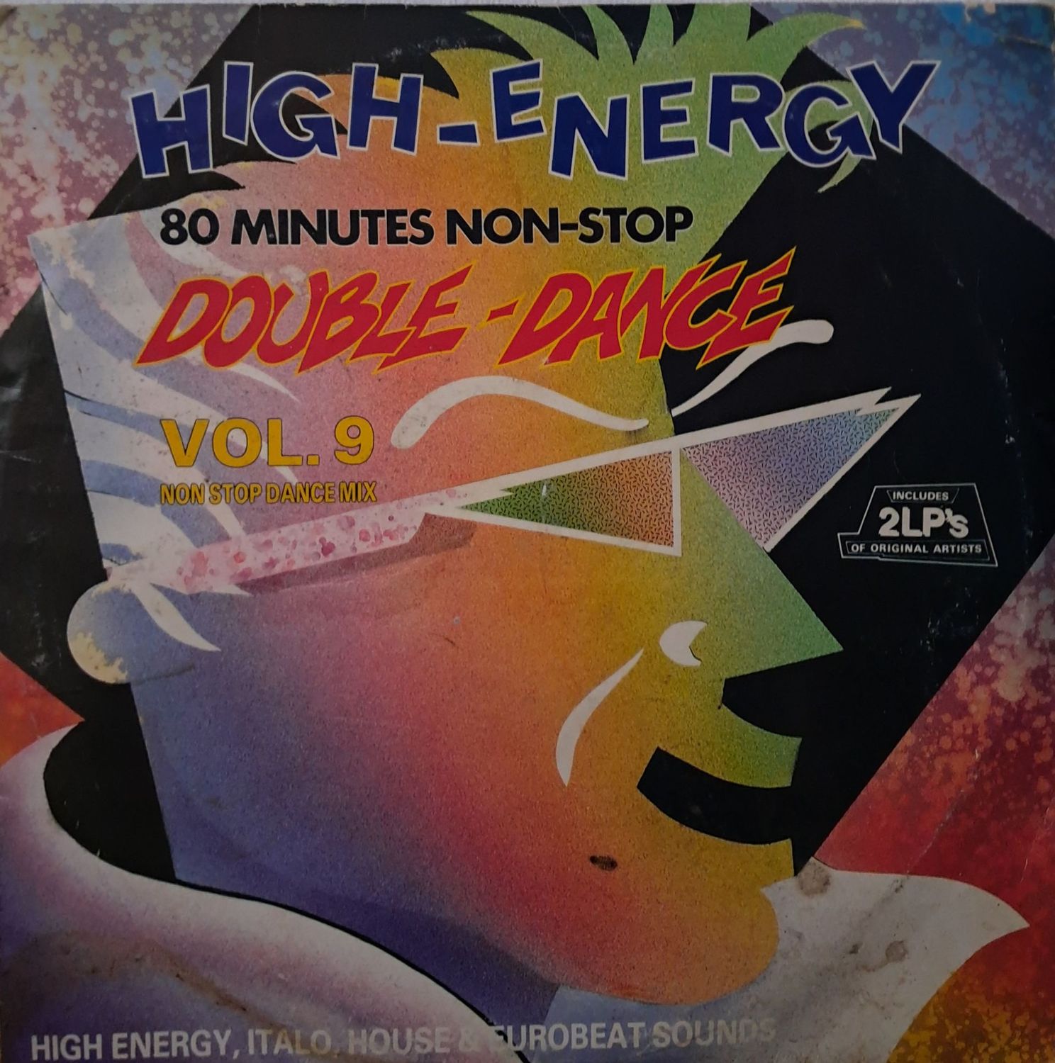 Various – High Energy Double-Dance Vol. 9 (2XLP) (1987)