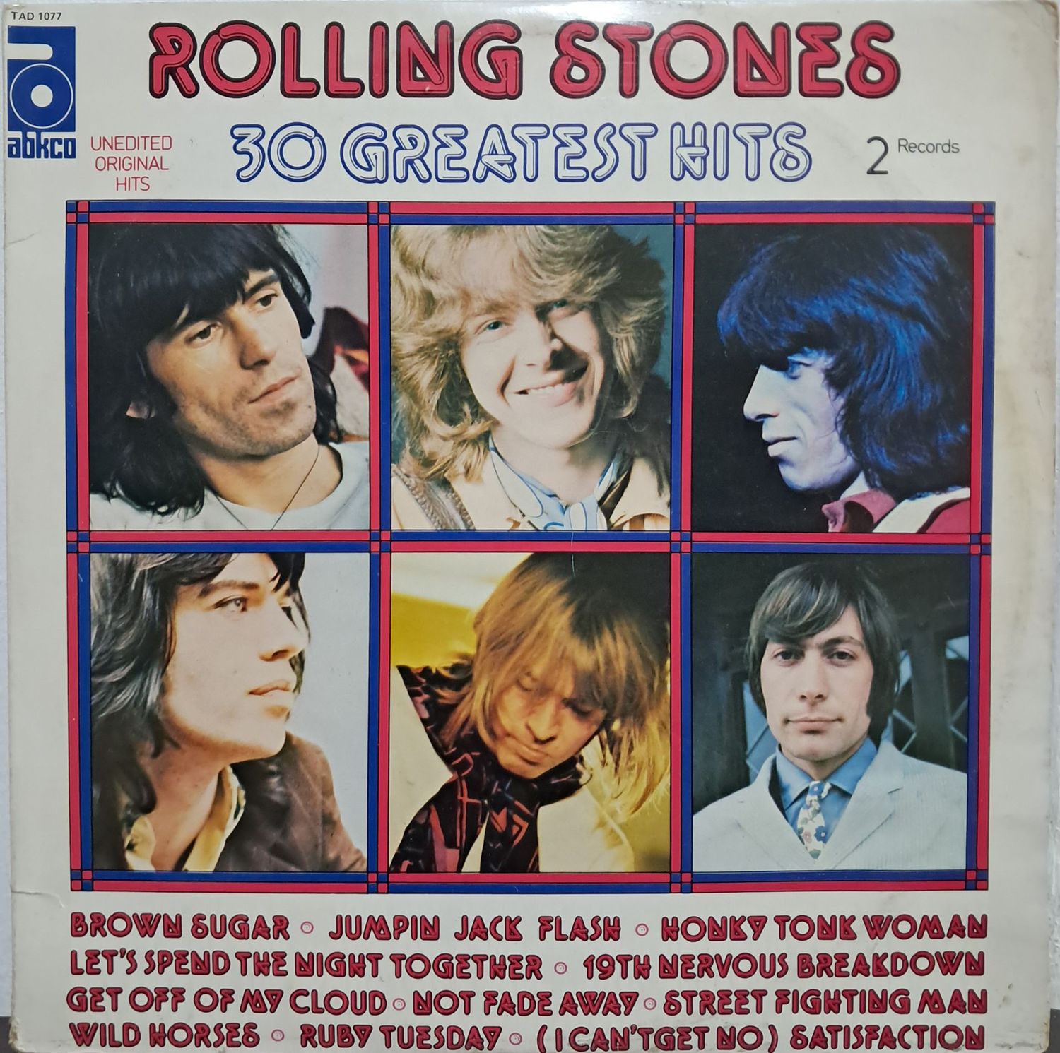 The Rolling Stones – 30 Greatest Hits (2XLP) (1977) (Gatefold)