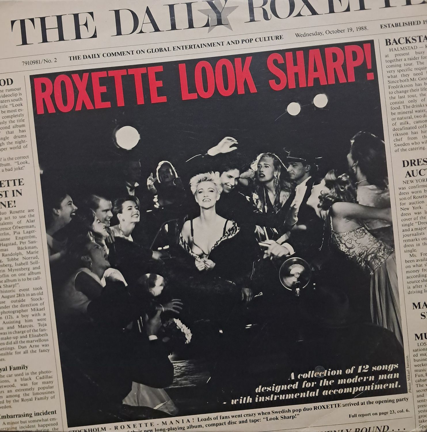 Roxette – Look Sharp! (1989)