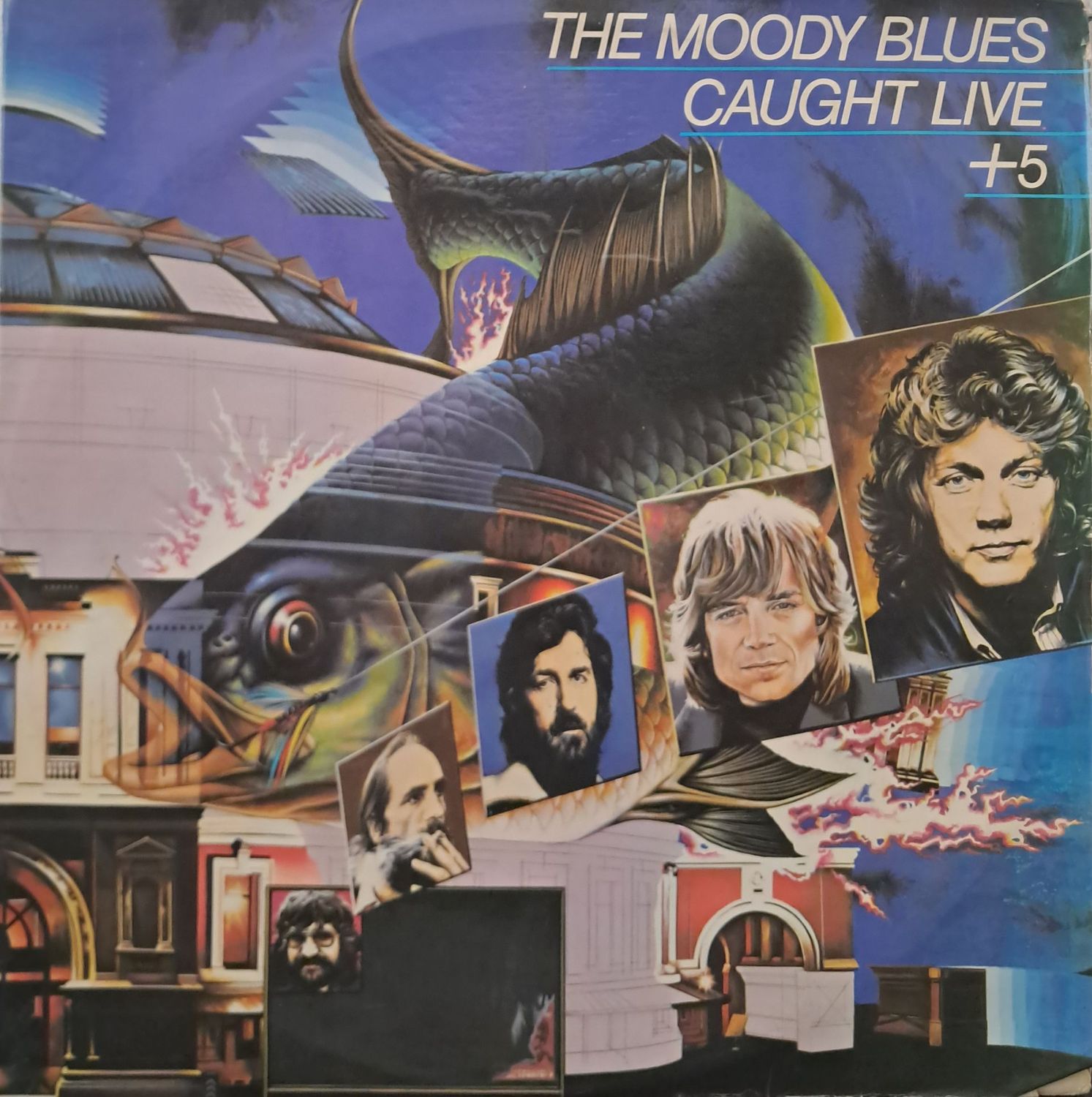 The Moody Blues – Caught Live + 5 (2XLP) (1977) (Gatefold)