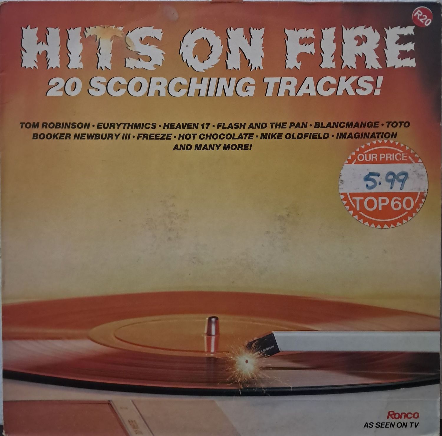 Various – Hits On Fire - 20 Scorching Tracks! (1983)