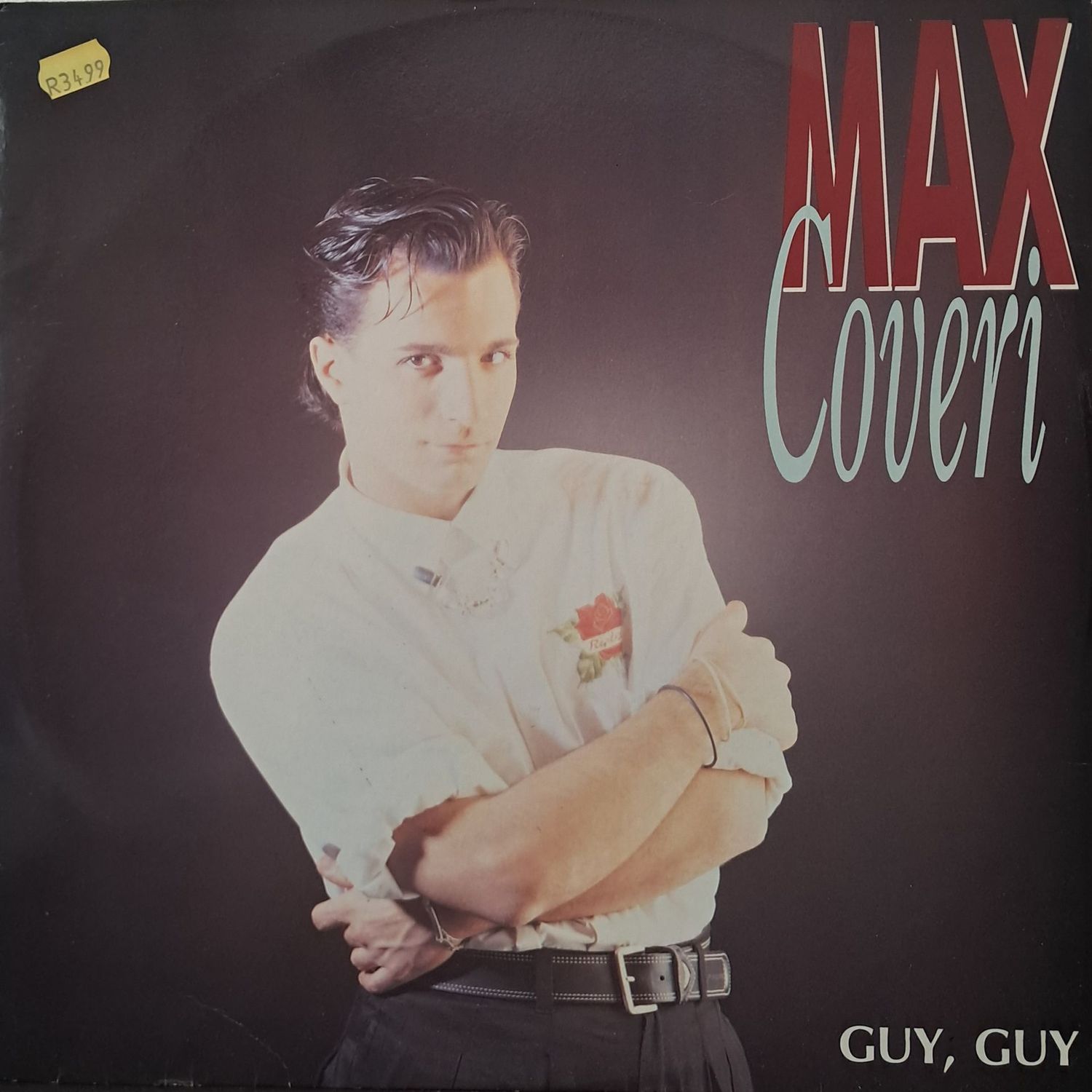 Max Coveri – Guy, Guy (12" Maxi - Italy Pressing - 45 RPM - 1989)