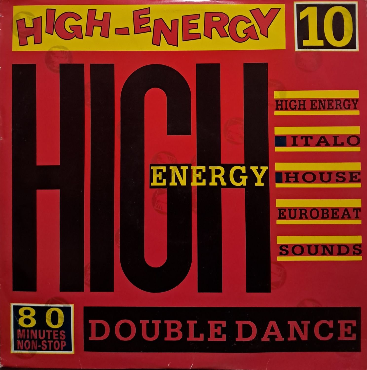 Various – High-Energy Double-Dance Vol. 10 (2XLP) (1988)
