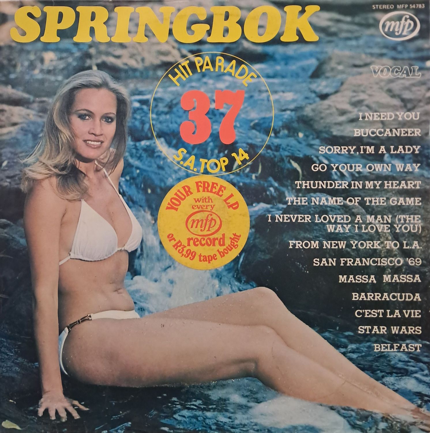 Unknown Artist – Springbok Hit Parade 37 S.A.Top 14 (1977)
