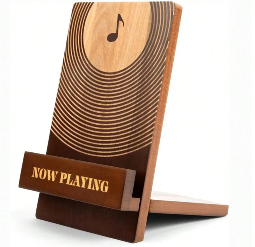 NOW PLAYING Vinyl Record Stand