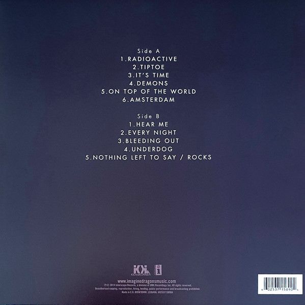 Imagine Dragons – Night Visions (Europe Pressing - 2014 - Sealed)