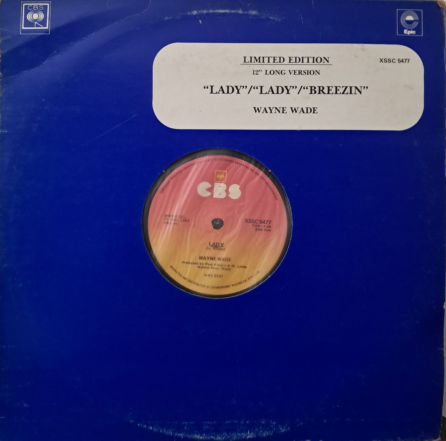 Wayne Wayde (12" Maxi - Long Version - 1982)