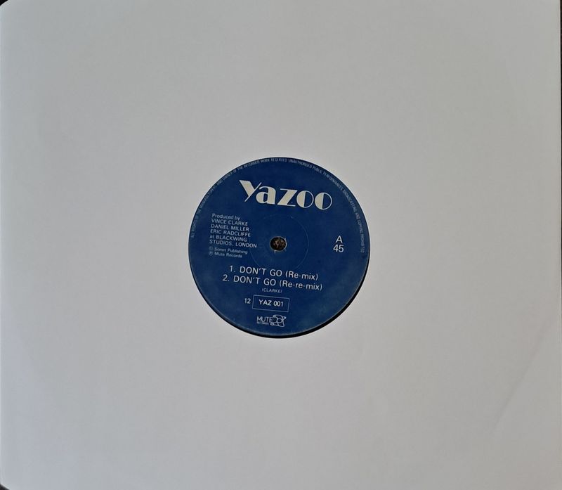 Yazoo – Don't Go (Re-Mixes) (12" Maxi - UK Pressing - 45RPM - 1982)
