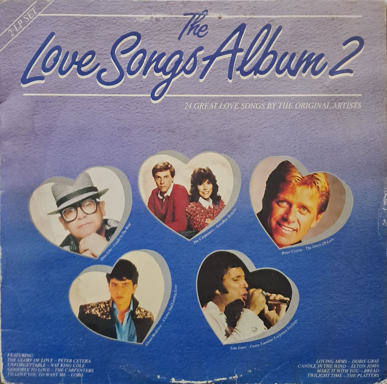 Various – The Love Songs Album 2 (2XLP - 1989)