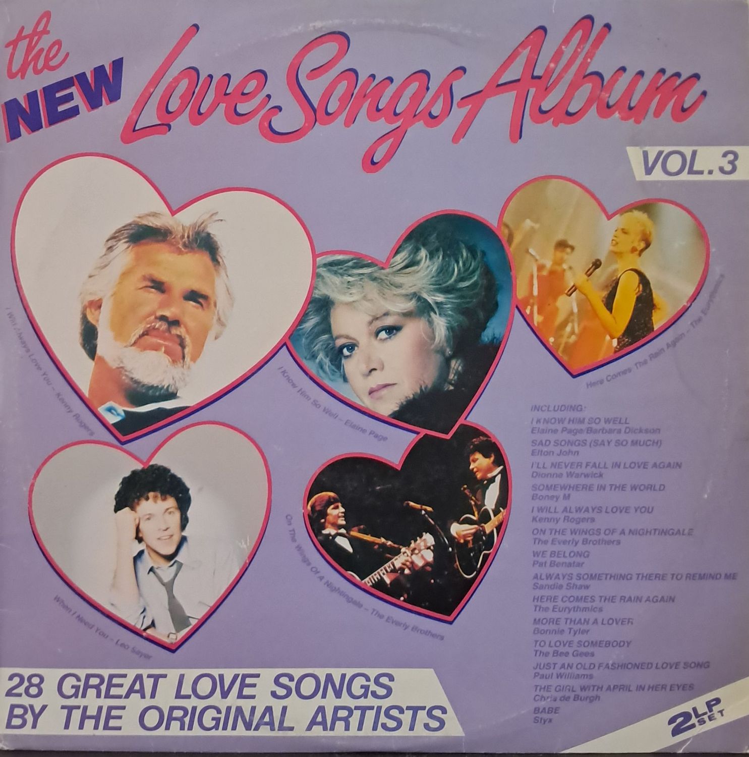 Various – The Love Songs Album, Vol. 3 (2XLP - 1985)