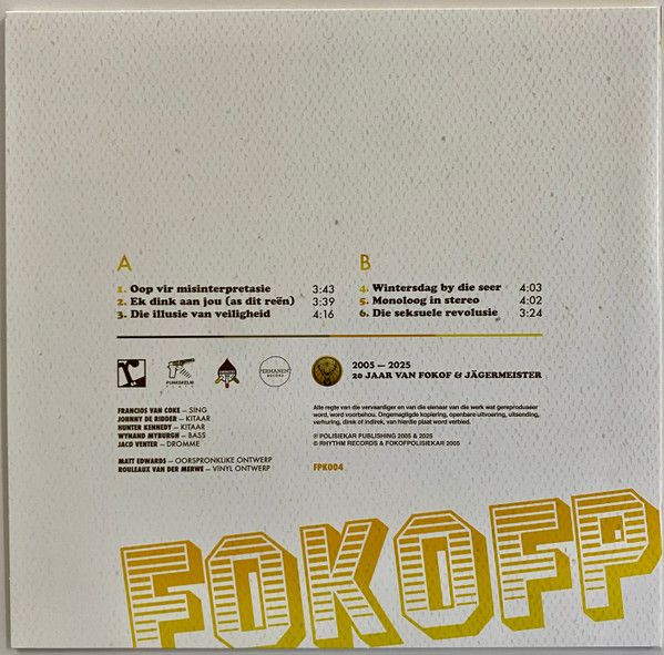 Fokofpolisiekar – Monoloog In Stereo (110G Gold Digger 10