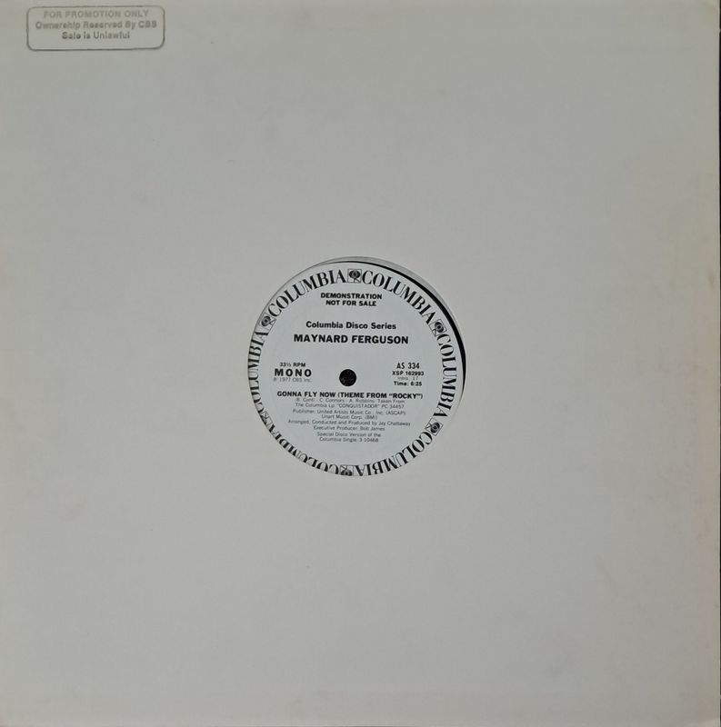 Maynard Ferguson – Gonna Fly Now (Theme From "Rocky") (12" Maxi - US Pressing - Promo - Mono - 33RPM - 1977)