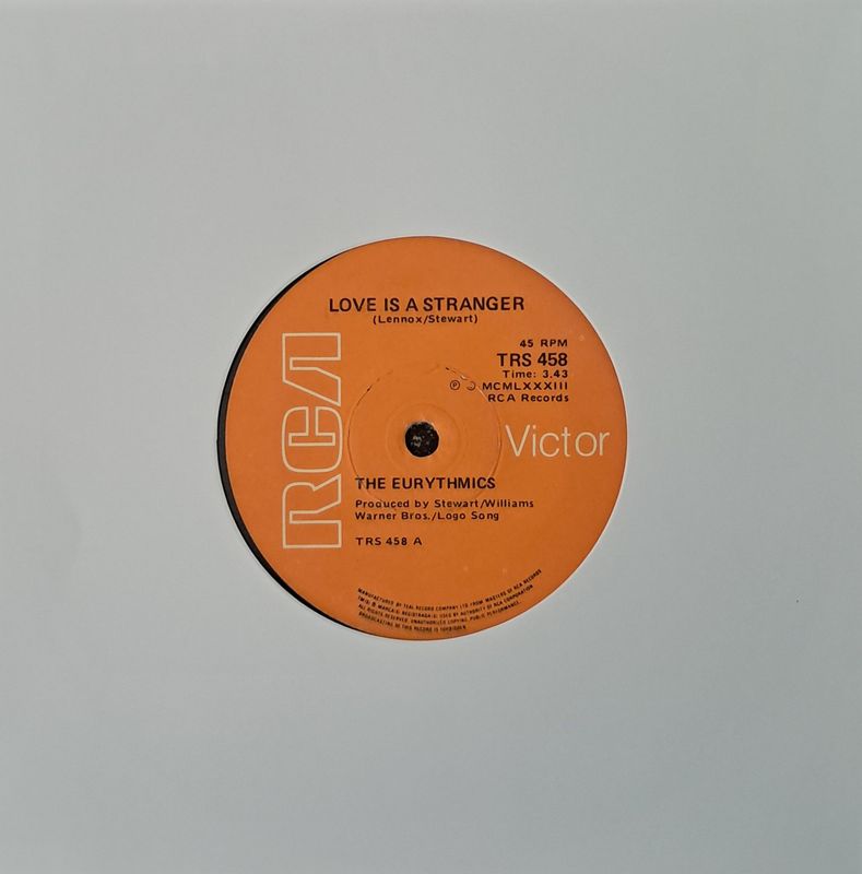 The Eurythmics  – Love Is A Stranger (7"Single - 1982)