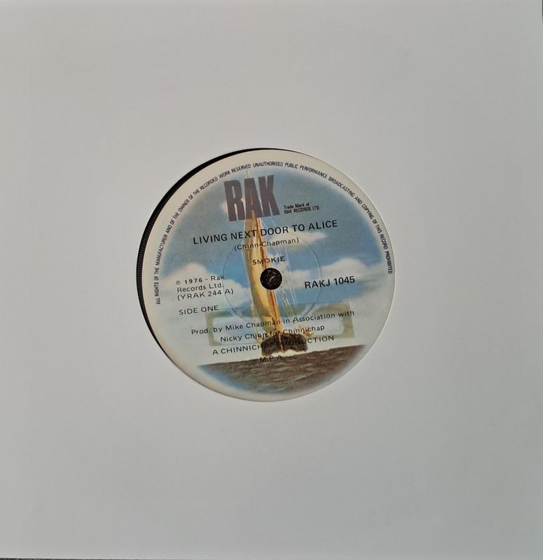 Smokie – Living Next Door To Alice (7"Single - 1976)