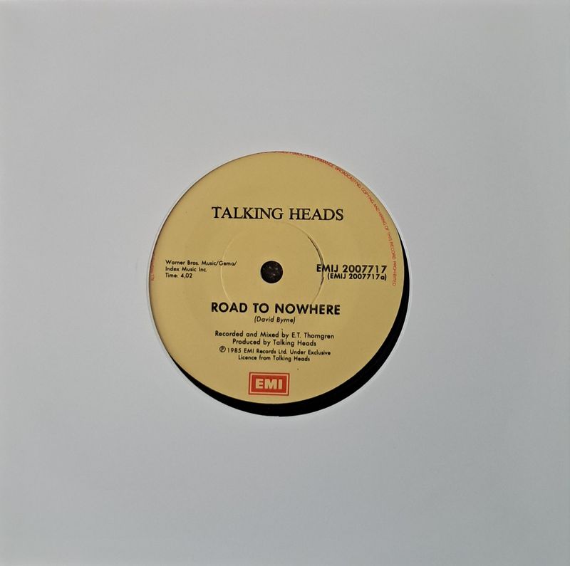 Talking Heads – Road To Nowhere (7"Single - 1985)