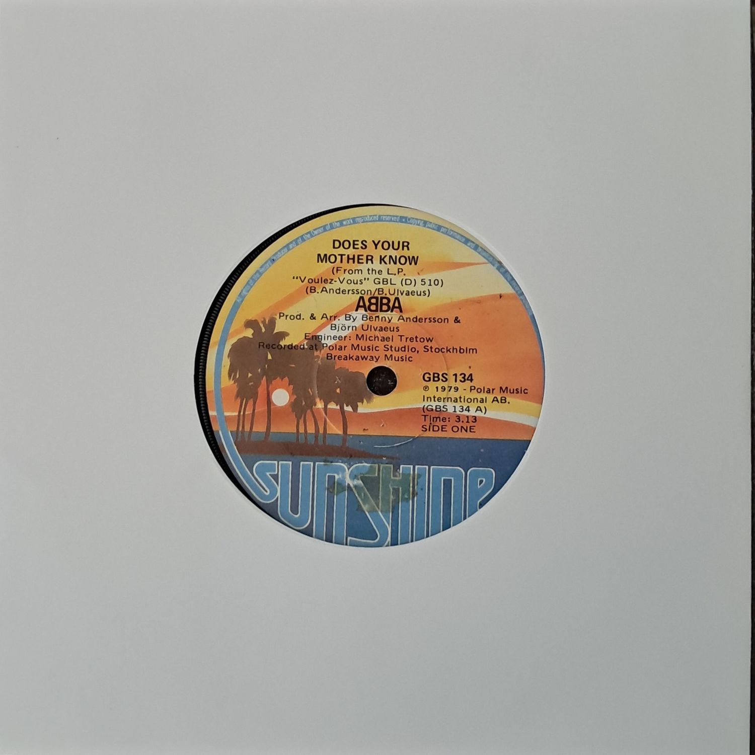 ABBA – Does Your Mother Know (7"Single - 1979)