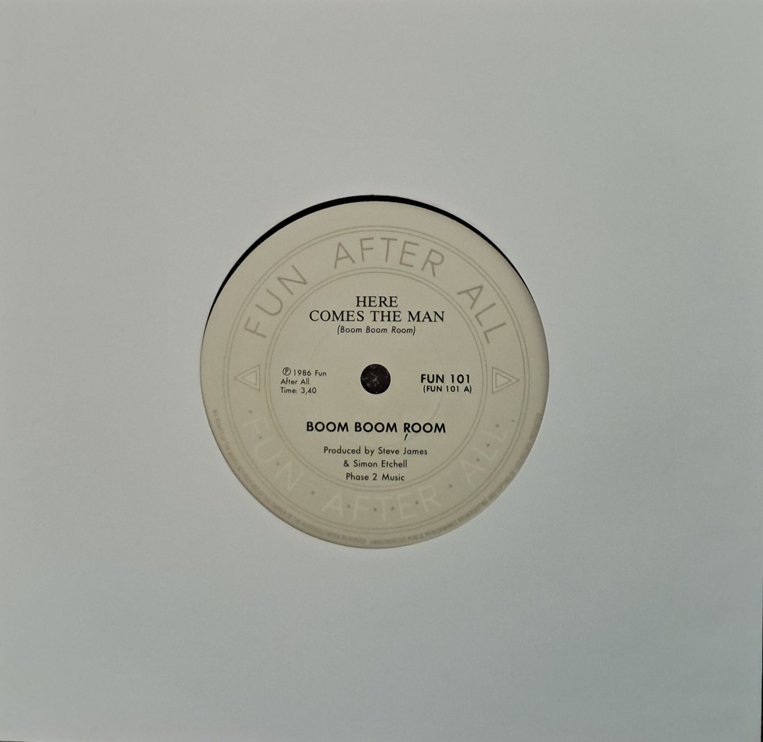 Boom Boom Room – Here Comes The Man (7"Single - 1986)