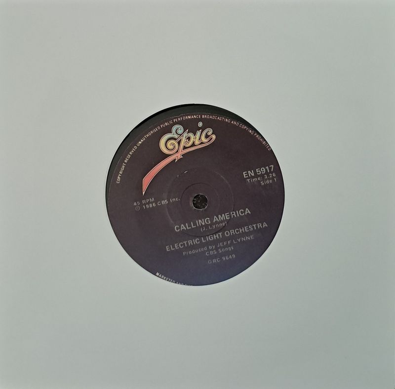 Electric Light Orchestra – Calling America (7"Single - 1986)